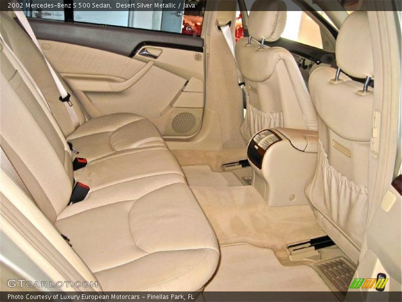 Desert Silver Metallic / Java 2002 Mercedes-Benz S 500 Sedan