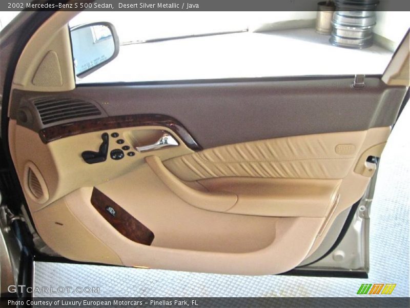 Desert Silver Metallic / Java 2002 Mercedes-Benz S 500 Sedan