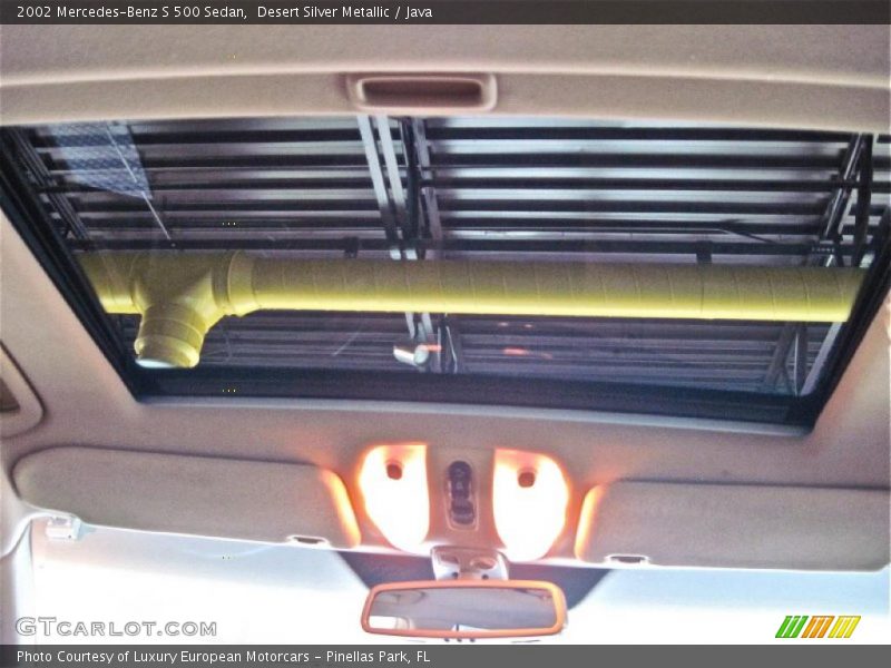 Desert Silver Metallic / Java 2002 Mercedes-Benz S 500 Sedan