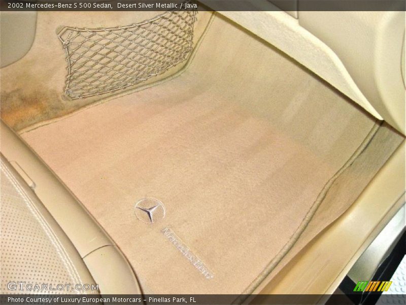 Desert Silver Metallic / Java 2002 Mercedes-Benz S 500 Sedan