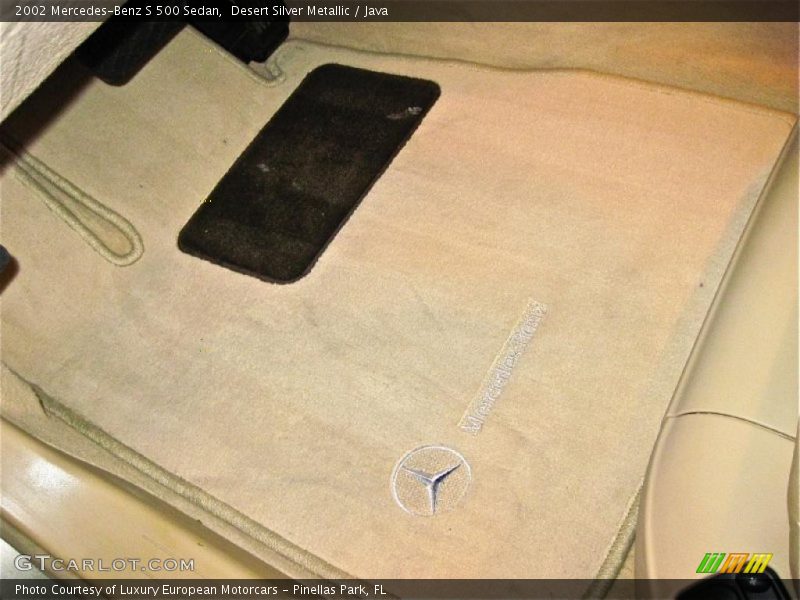 Desert Silver Metallic / Java 2002 Mercedes-Benz S 500 Sedan