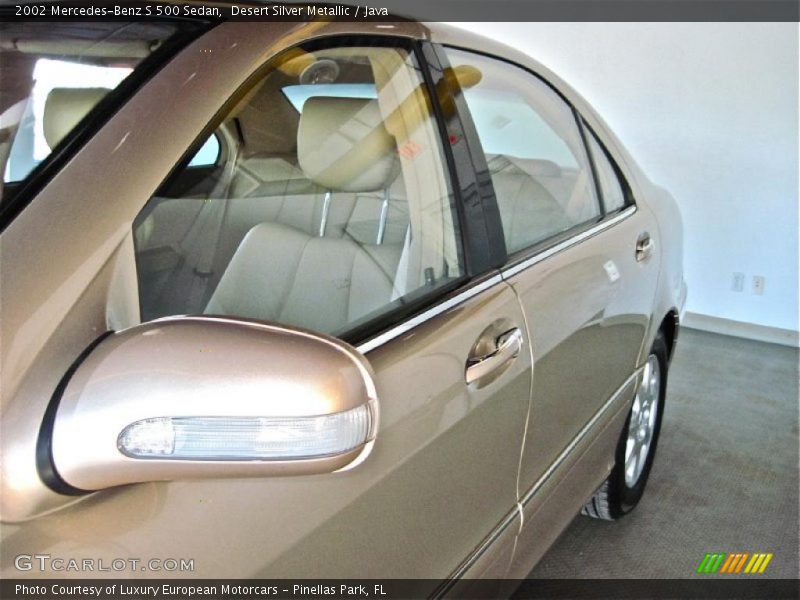 Desert Silver Metallic / Java 2002 Mercedes-Benz S 500 Sedan