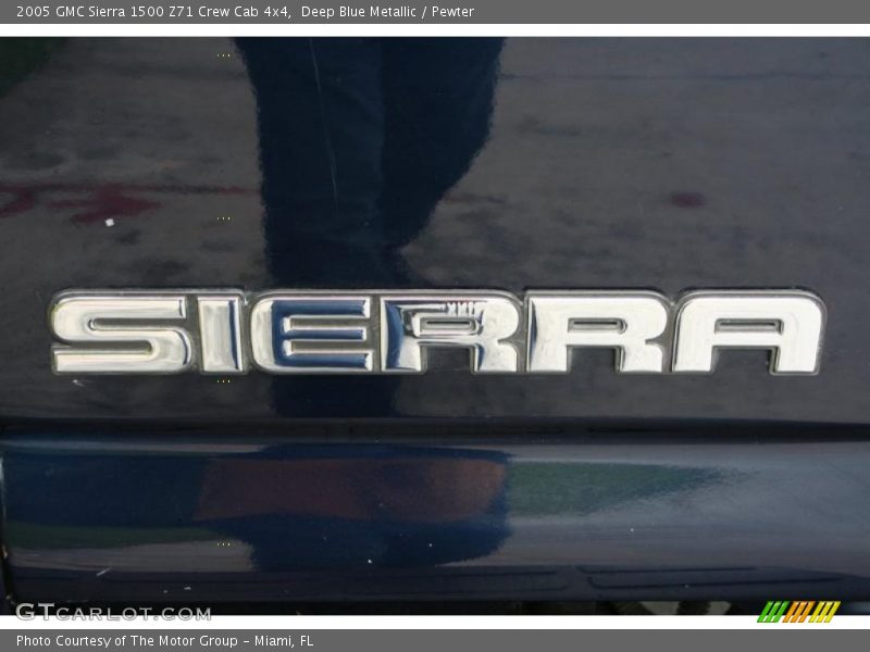 Deep Blue Metallic / Pewter 2005 GMC Sierra 1500 Z71 Crew Cab 4x4