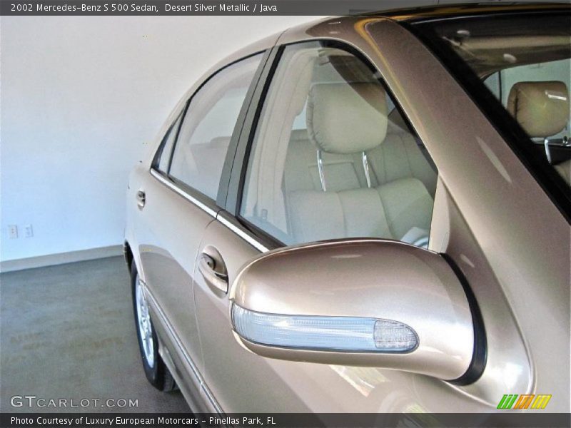 Desert Silver Metallic / Java 2002 Mercedes-Benz S 500 Sedan