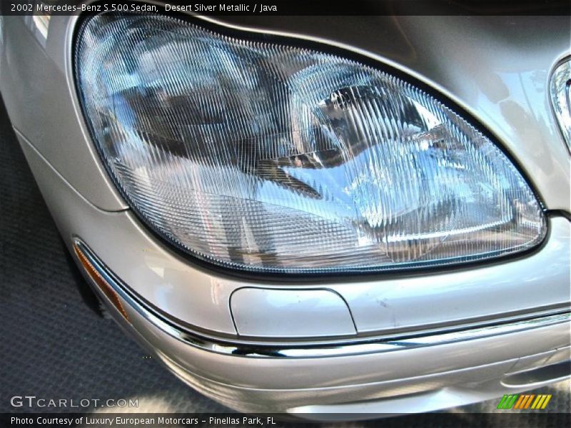Desert Silver Metallic / Java 2002 Mercedes-Benz S 500 Sedan