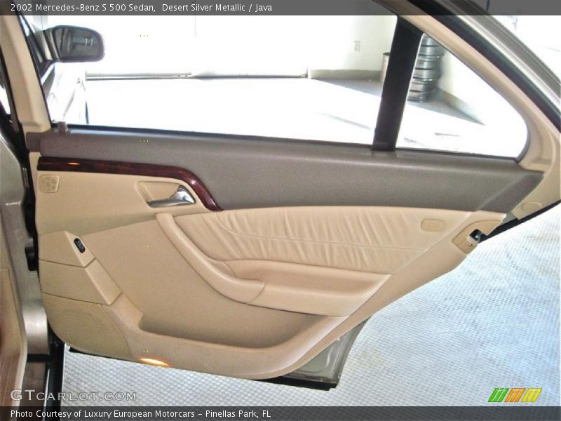 Desert Silver Metallic / Java 2002 Mercedes-Benz S 500 Sedan