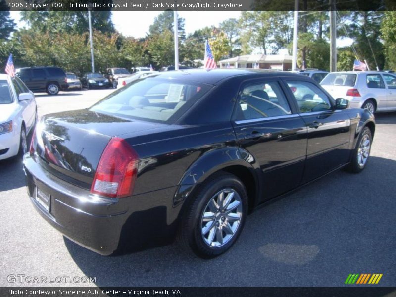 Brilliant Black Crystal Pearl / Dark Slate Gray/Light Graystone 2006 Chrysler 300