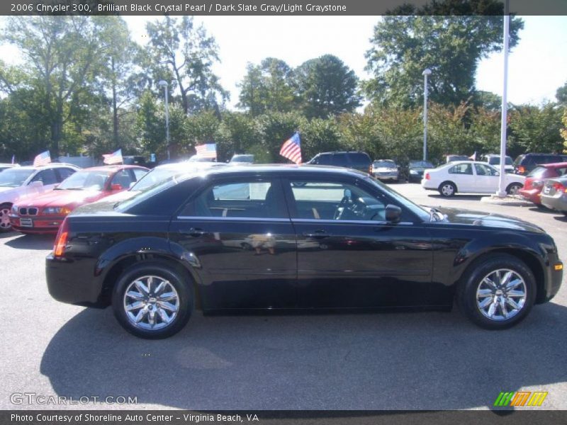 Brilliant Black Crystal Pearl / Dark Slate Gray/Light Graystone 2006 Chrysler 300