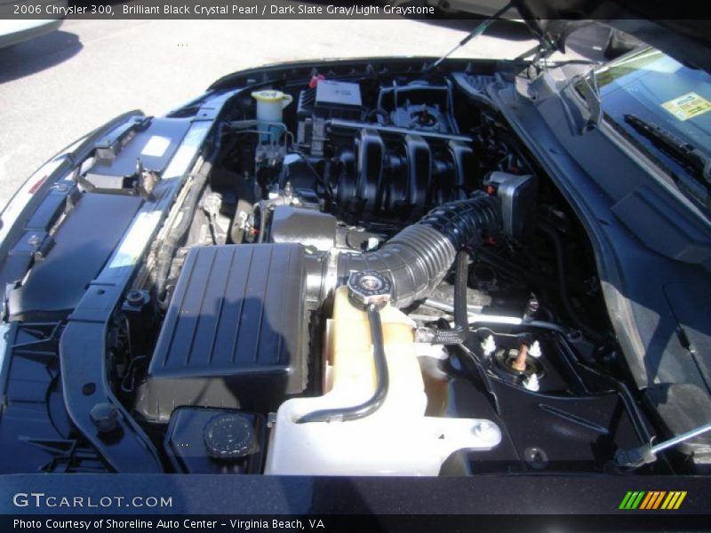 Brilliant Black Crystal Pearl / Dark Slate Gray/Light Graystone 2006 Chrysler 300