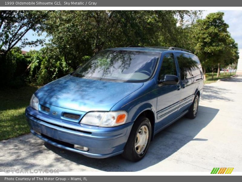 Sky Metallic / Gray 1999 Oldsmobile Silhouette GLS