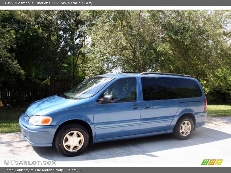 Sky Metallic / Gray 1999 Oldsmobile Silhouette GLS