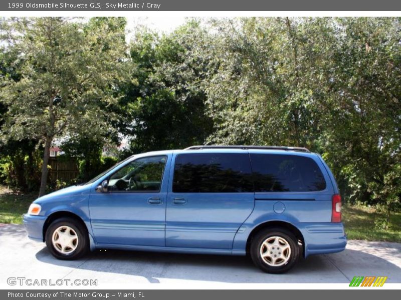 Sky Metallic / Gray 1999 Oldsmobile Silhouette GLS