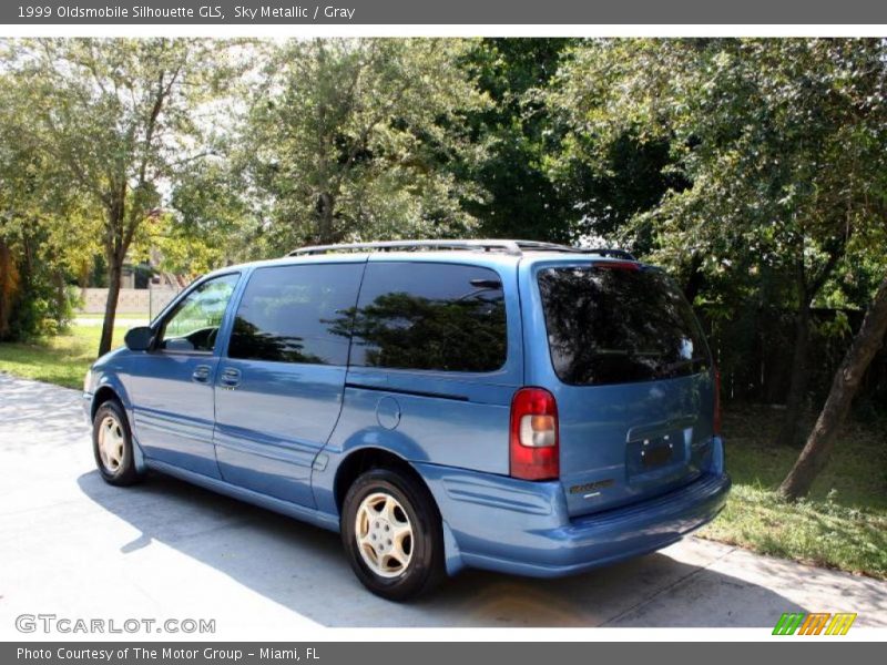Sky Metallic / Gray 1999 Oldsmobile Silhouette GLS