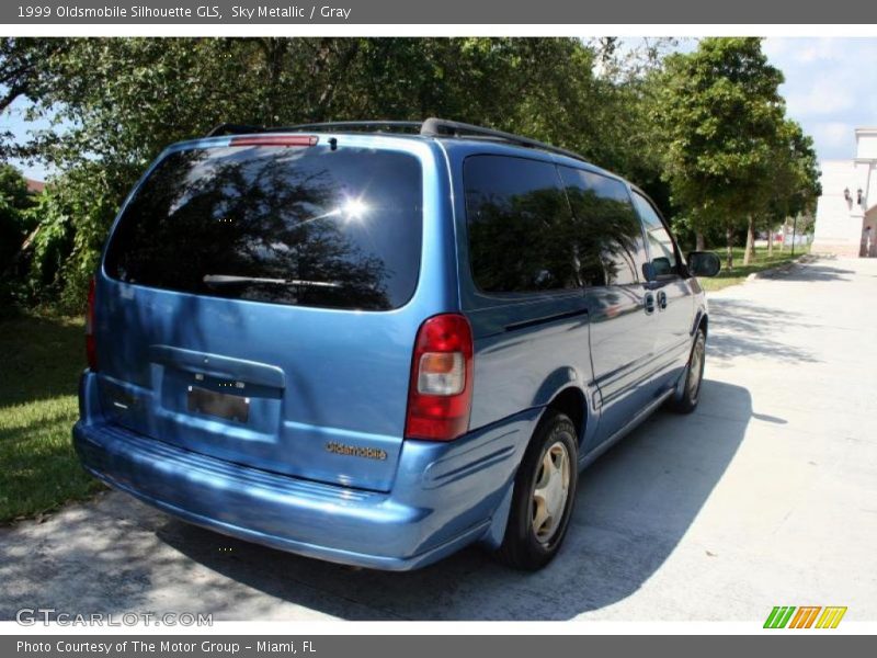 Sky Metallic / Gray 1999 Oldsmobile Silhouette GLS