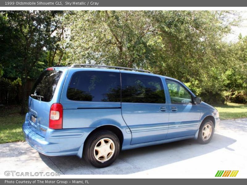 Sky Metallic / Gray 1999 Oldsmobile Silhouette GLS