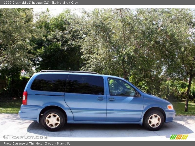 Sky Metallic / Gray 1999 Oldsmobile Silhouette GLS