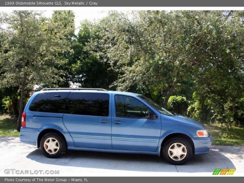 Sky Metallic / Gray 1999 Oldsmobile Silhouette GLS