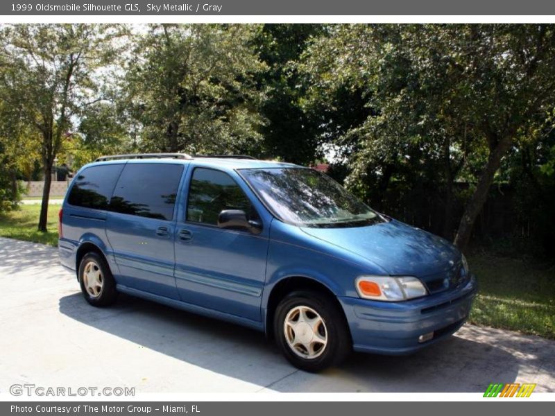 Sky Metallic / Gray 1999 Oldsmobile Silhouette GLS
