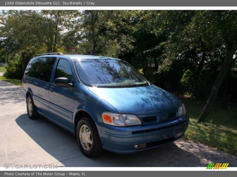 Sky Metallic / Gray 1999 Oldsmobile Silhouette GLS