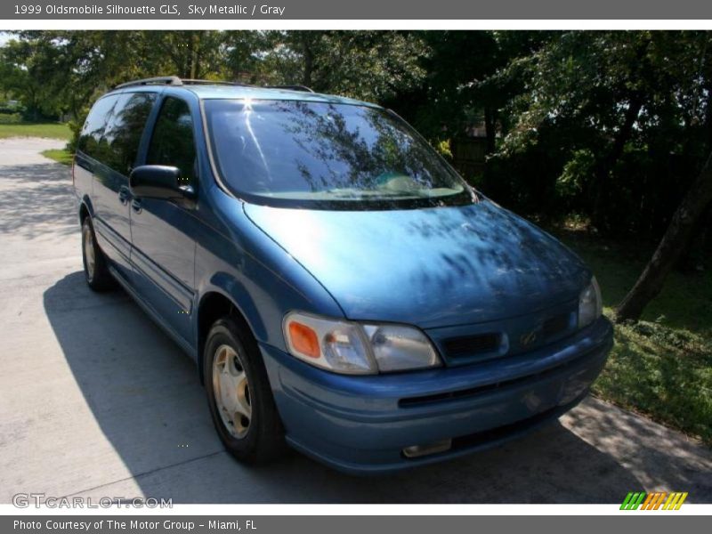 Sky Metallic / Gray 1999 Oldsmobile Silhouette GLS