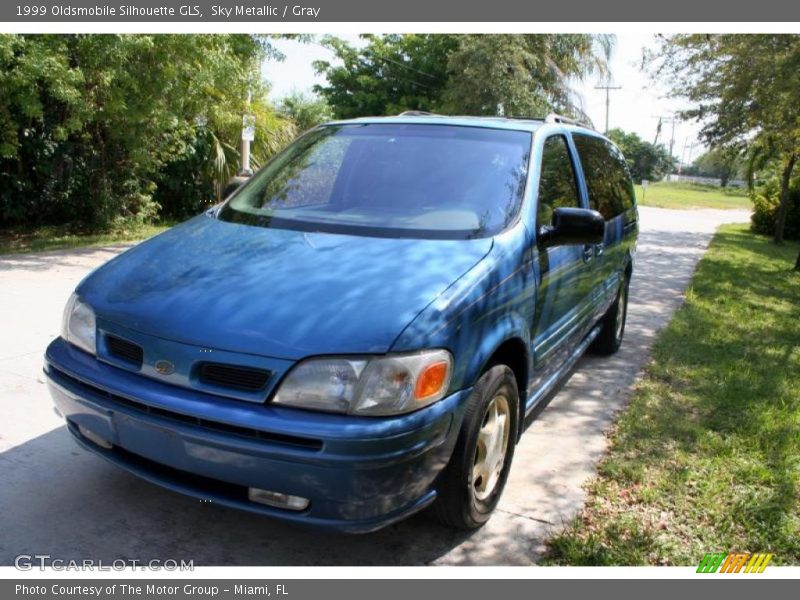 Sky Metallic / Gray 1999 Oldsmobile Silhouette GLS