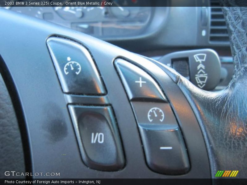 Orient Blue Metallic / Grey 2003 BMW 3 Series 325i Coupe