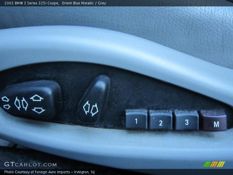 Orient Blue Metallic / Grey 2003 BMW 3 Series 325i Coupe