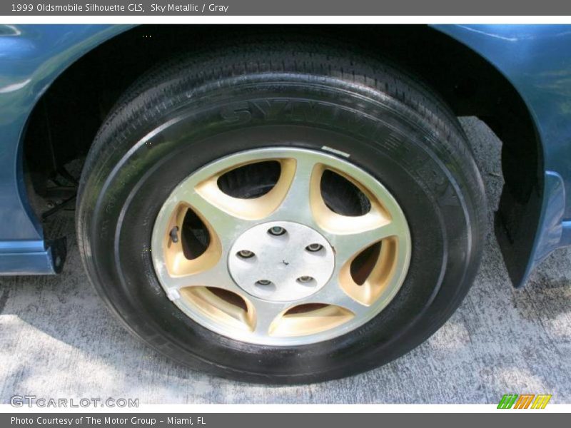 Sky Metallic / Gray 1999 Oldsmobile Silhouette GLS