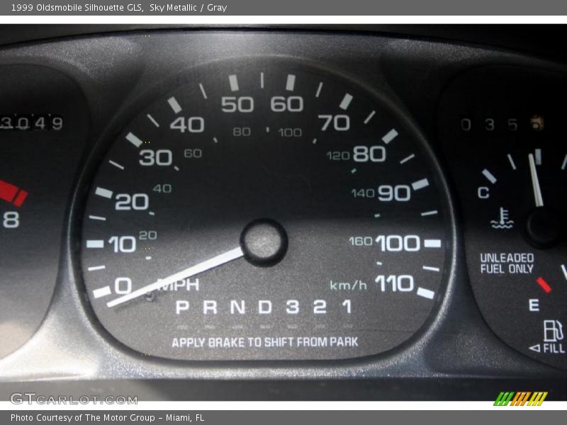 Sky Metallic / Gray 1999 Oldsmobile Silhouette GLS