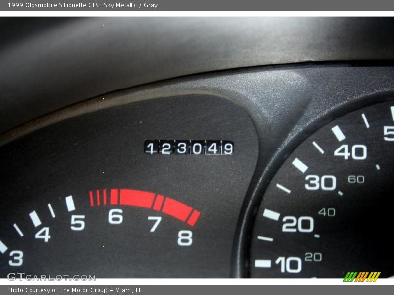 Sky Metallic / Gray 1999 Oldsmobile Silhouette GLS