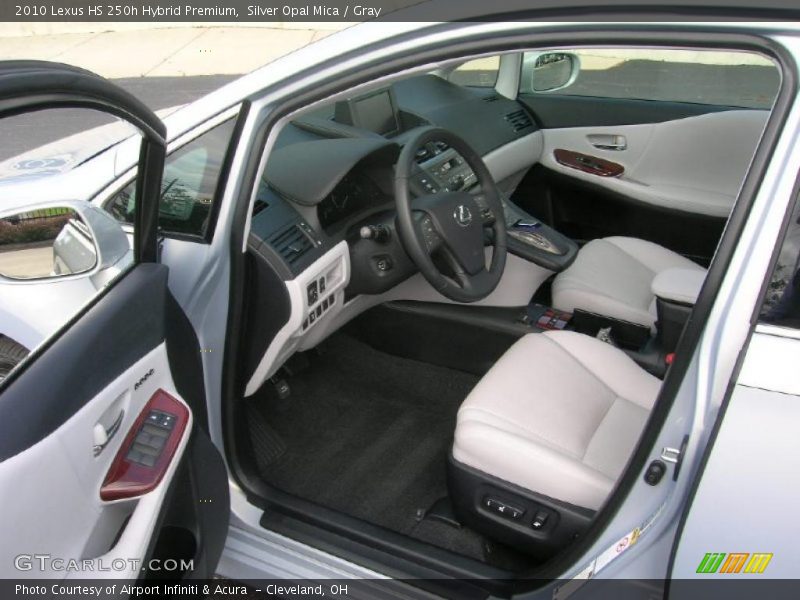 Gray Interior - 2010 HS 250h Hybrid Premium 