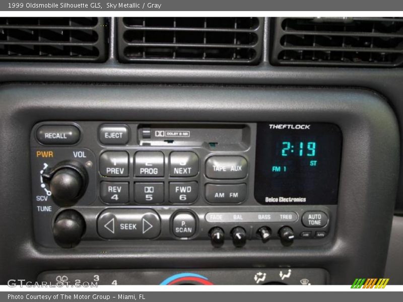 Sky Metallic / Gray 1999 Oldsmobile Silhouette GLS