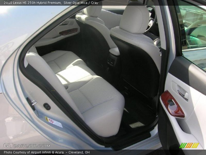  2010 HS 250h Hybrid Premium Gray Interior