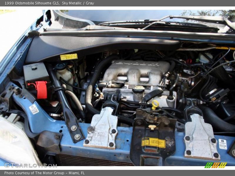Sky Metallic / Gray 1999 Oldsmobile Silhouette GLS