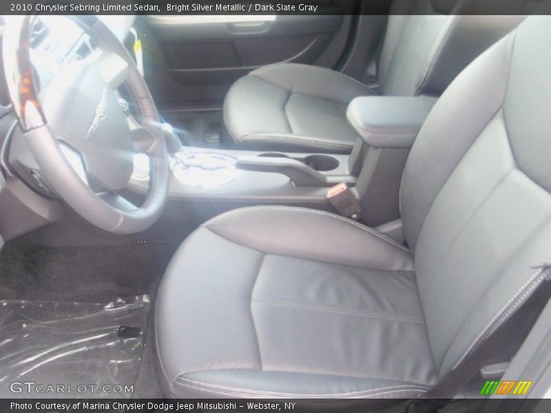 Bright Silver Metallic / Dark Slate Gray 2010 Chrysler Sebring Limited Sedan