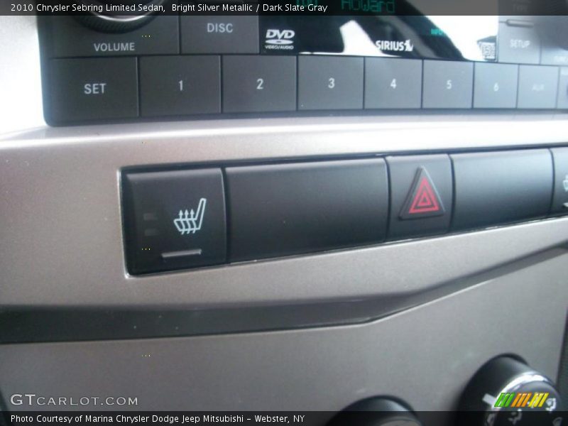 Bright Silver Metallic / Dark Slate Gray 2010 Chrysler Sebring Limited Sedan