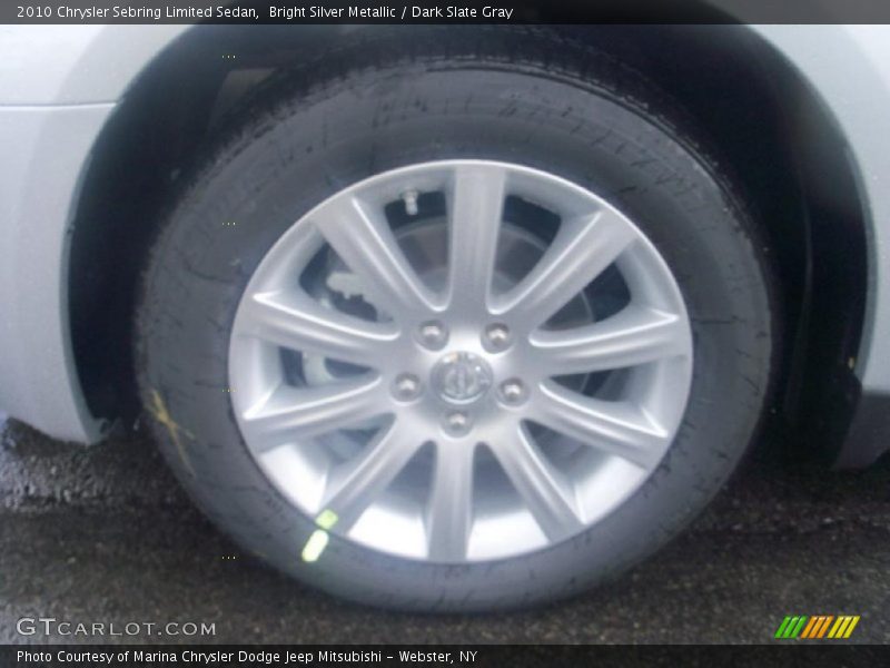 Bright Silver Metallic / Dark Slate Gray 2010 Chrysler Sebring Limited Sedan