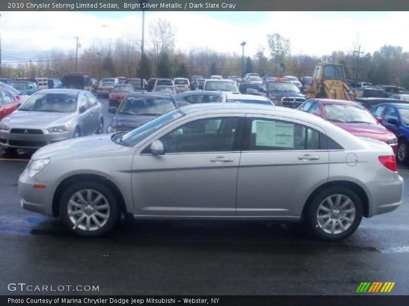 Bright Silver Metallic / Dark Slate Gray 2010 Chrysler Sebring Limited Sedan