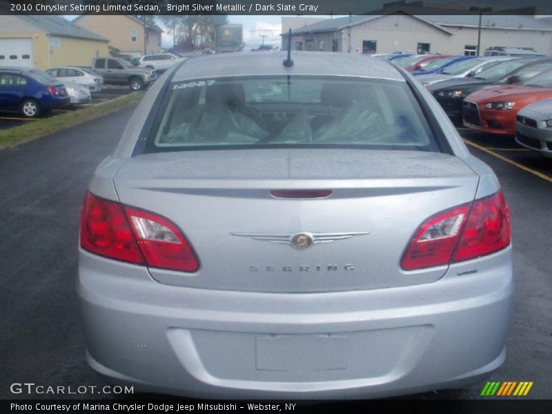 Bright Silver Metallic / Dark Slate Gray 2010 Chrysler Sebring Limited Sedan