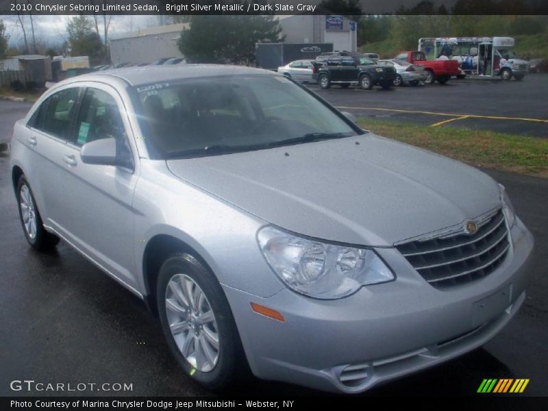 Bright Silver Metallic / Dark Slate Gray 2010 Chrysler Sebring Limited Sedan