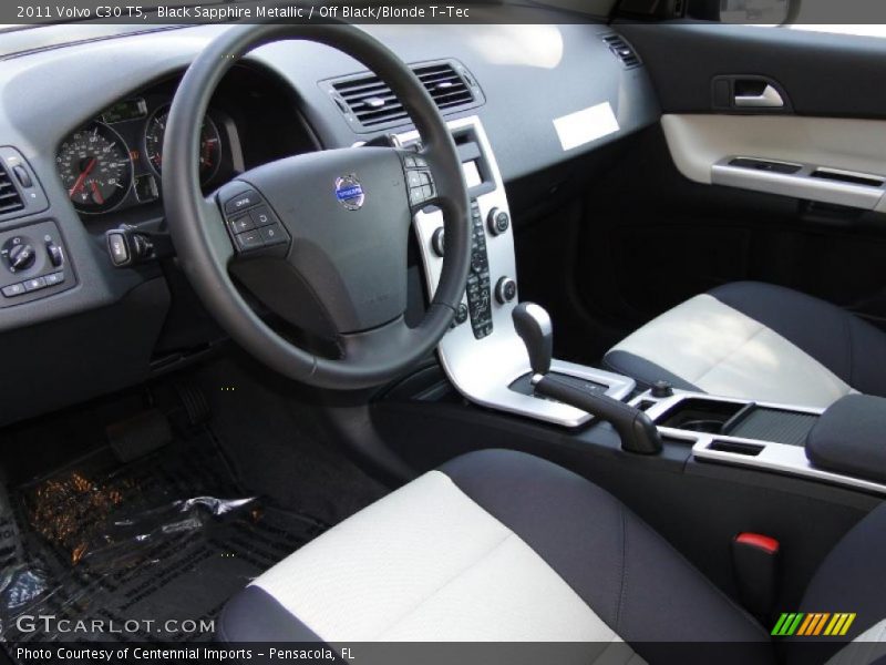 Off Black/Blonde T-Tec Interior - 2011 C30 T5 