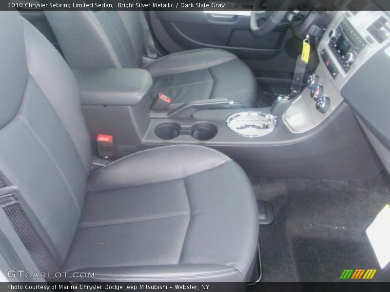 Bright Silver Metallic / Dark Slate Gray 2010 Chrysler Sebring Limited Sedan