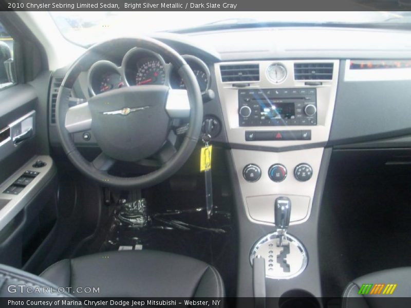Bright Silver Metallic / Dark Slate Gray 2010 Chrysler Sebring Limited Sedan
