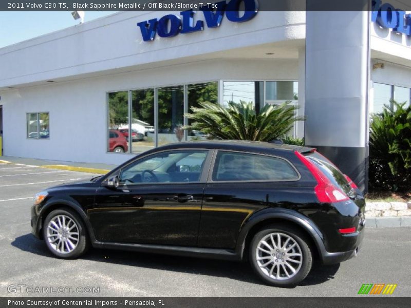 Black Sapphire Metallic / Off Black/Blonde T-Tec 2011 Volvo C30 T5