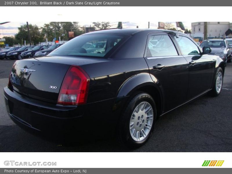Brilliant Black / Dark Slate Gray/Light Graystone 2007 Chrysler 300