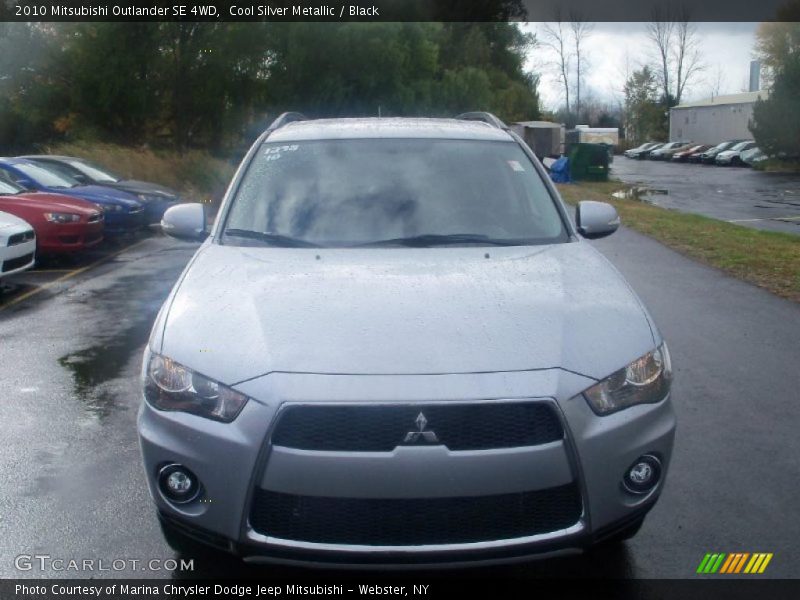Cool Silver Metallic / Black 2010 Mitsubishi Outlander SE 4WD
