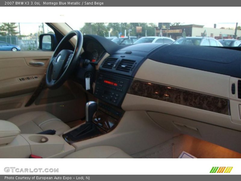 Montego Blue Metallic / Sand Beige 2007 BMW X3 3.0si