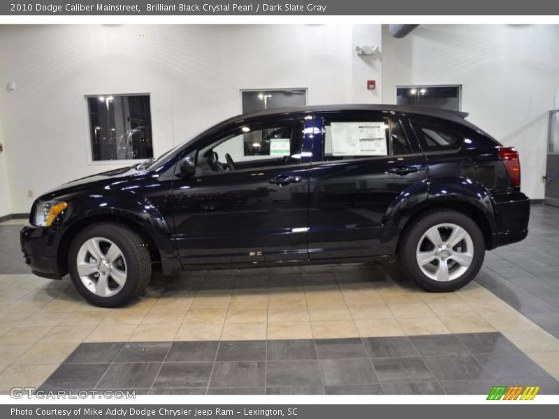 Brilliant Black Crystal Pearl / Dark Slate Gray 2010 Dodge Caliber Mainstreet