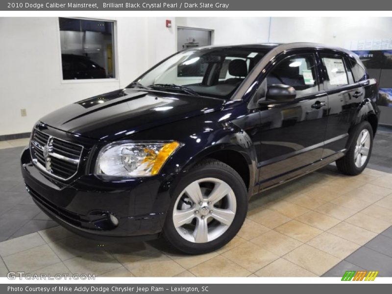 Brilliant Black Crystal Pearl / Dark Slate Gray 2010 Dodge Caliber Mainstreet