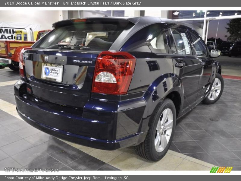 Brilliant Black Crystal Pearl / Dark Slate Gray 2010 Dodge Caliber Mainstreet